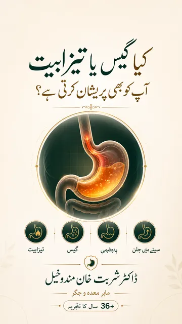 Gas & acidity — video by Prof. Dr. Sherbat Khan